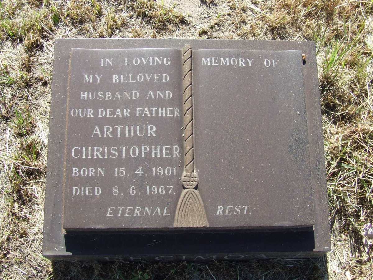 DECIMOA  Arthur Christopher 1901-1967