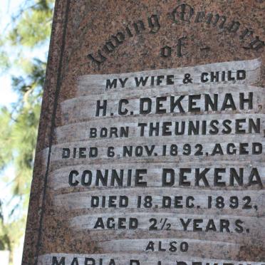 DEKENAH :: PENTZ :: THEUNISSEN :: DREYER :: ERASMUS :: PENTELOW :: REELER :: WILSON