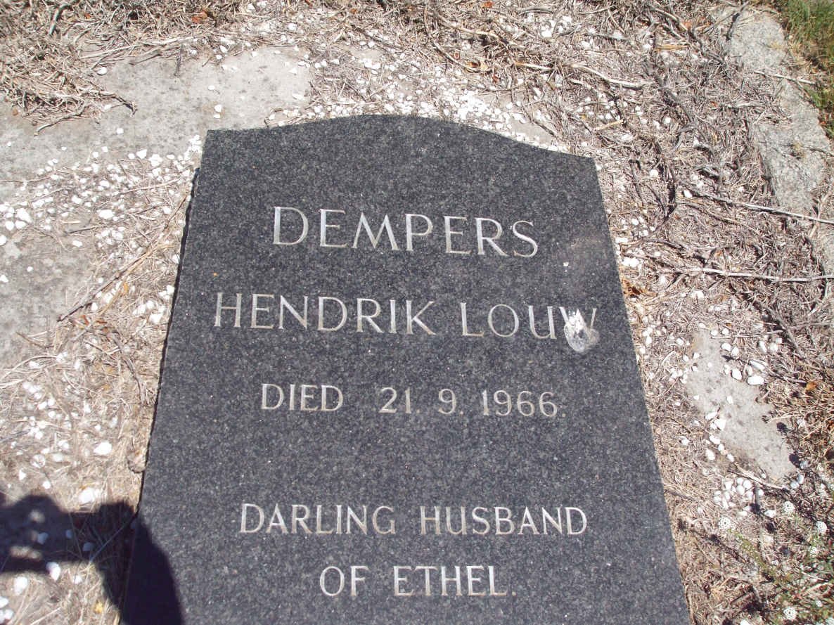 DEMPERS Hendrik Louw -1966