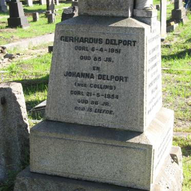 DELPORT Gerhardus -1951 &amp; Johanna COLLINS -1954