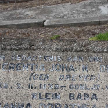 DEKENAH Emerentia Johanna nee DREYER 1836-1892