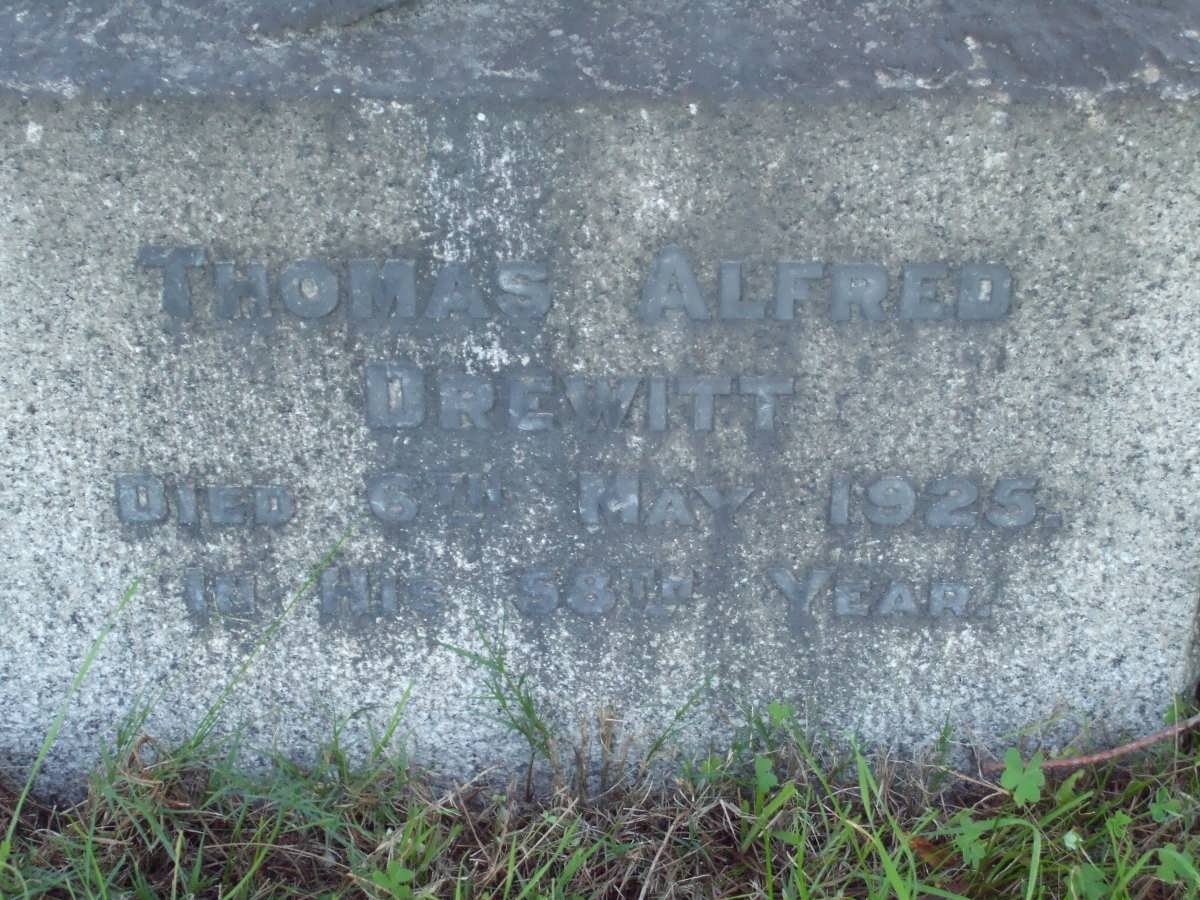DREWITT Thomas Alfred -1925