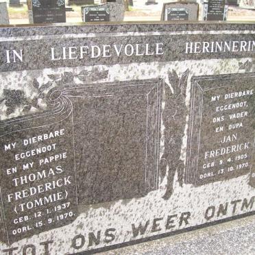 DRIVER Jan Frederick 1905-1920 &amp; Anna Susanna 1911-1993 :: DRIVER Thomas Frederick 1937-1970