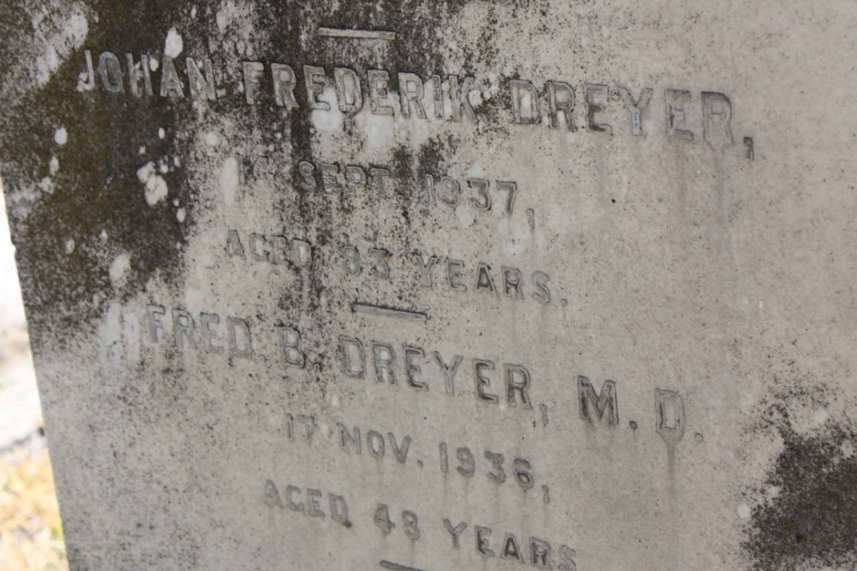 DREYER Johan Frederik -1937 :: DREYER Fred B. -1936