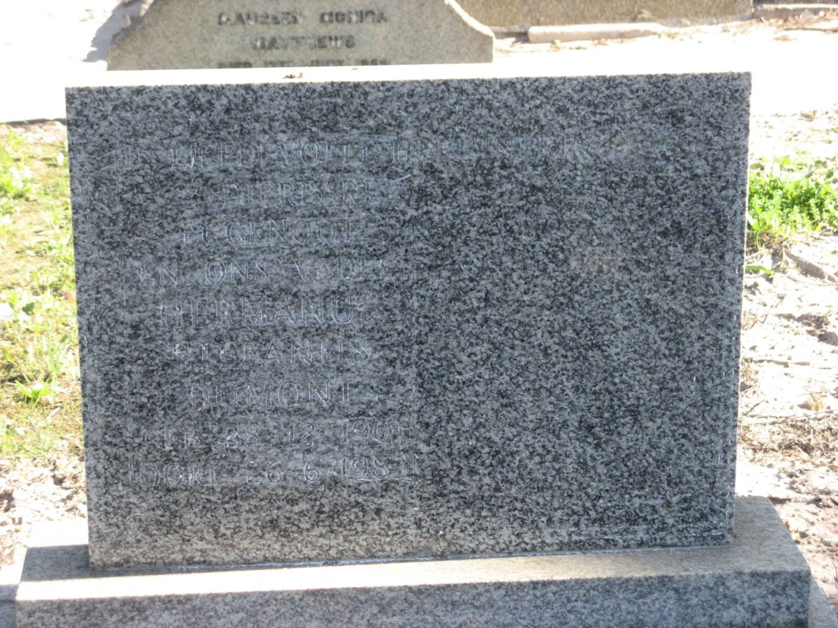 DUMONT Hermanus Stefanus 190?-1983
