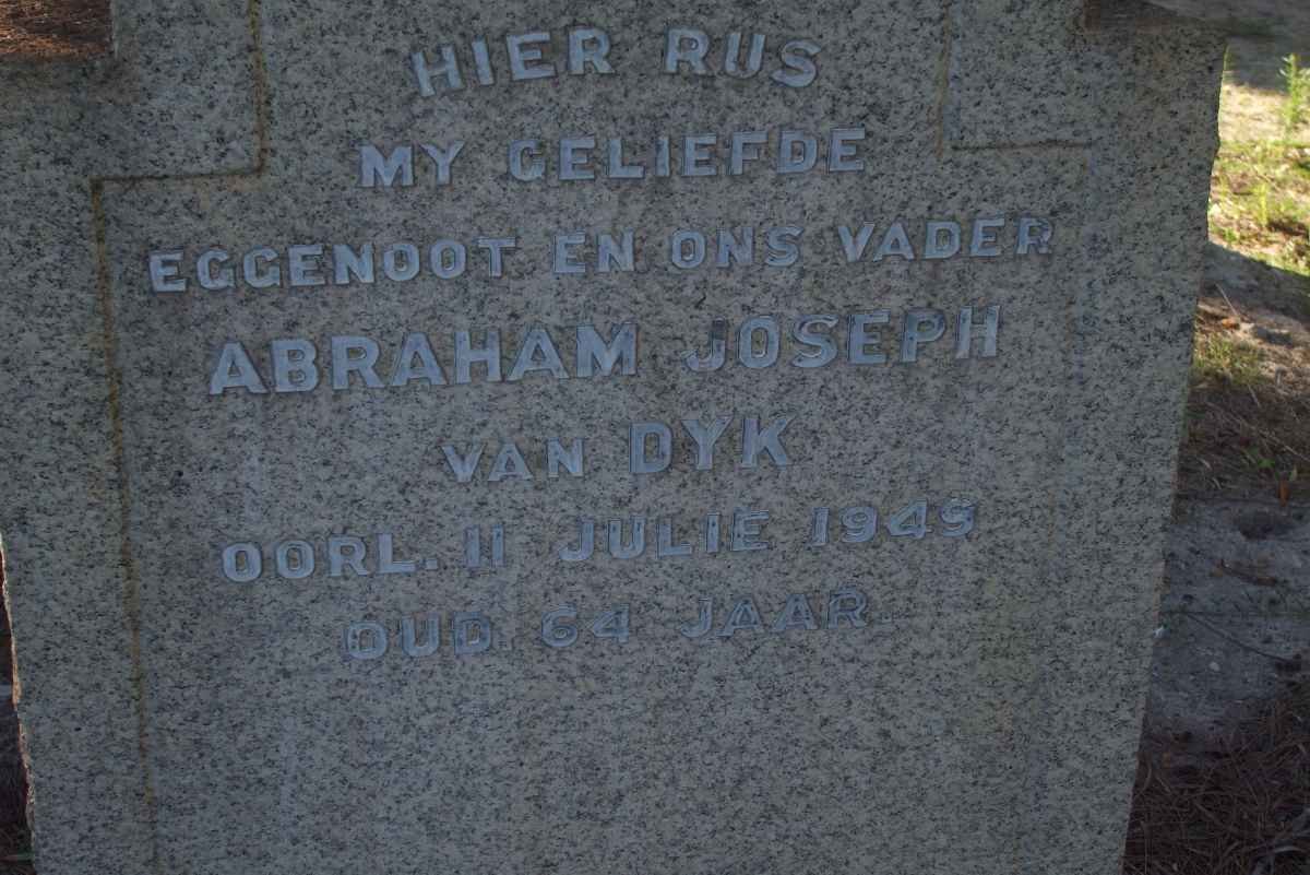 DYK Abraham Joseph, van -1949