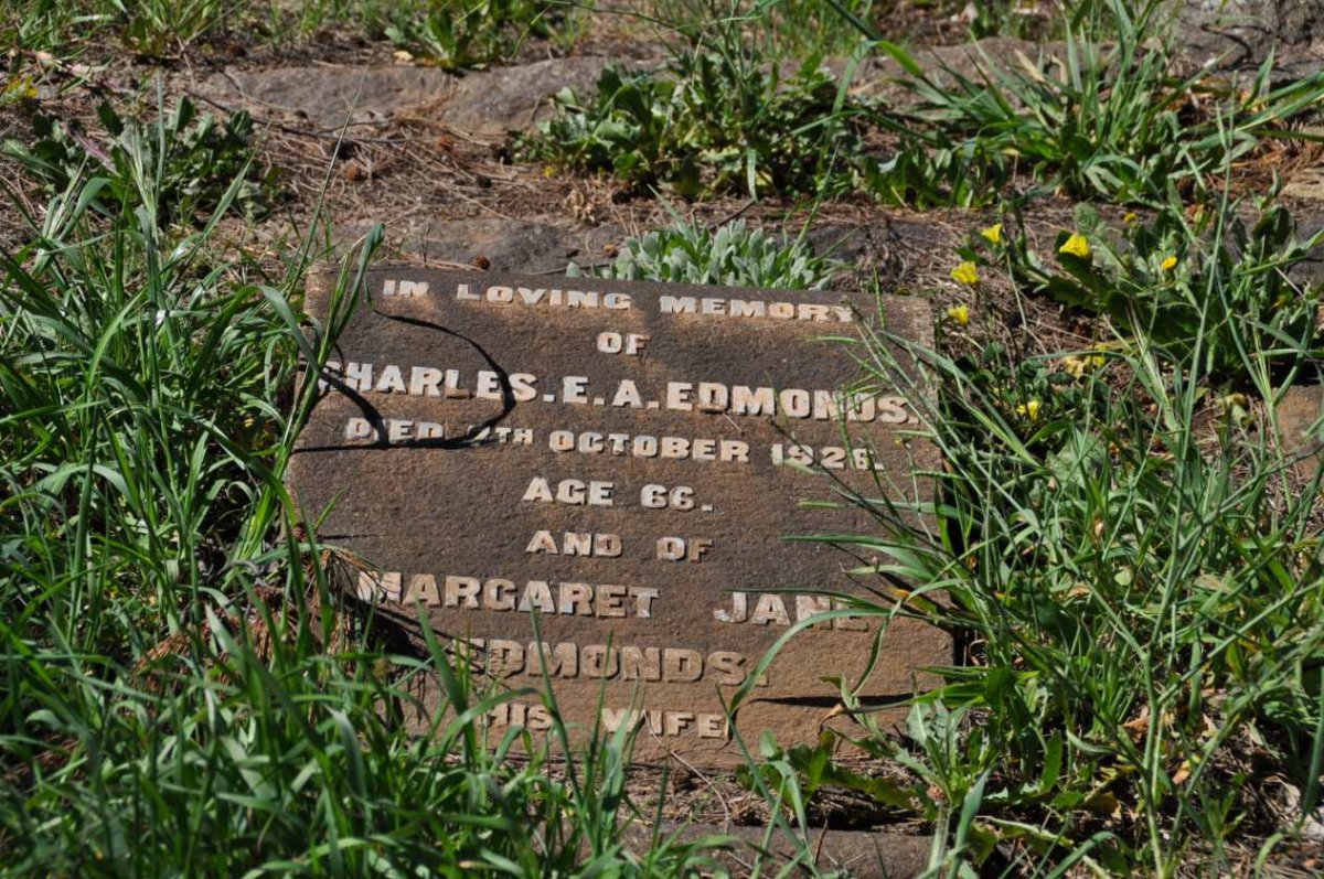 EDMONDS Charles E.A. -1926 &amp; Margaret Jane