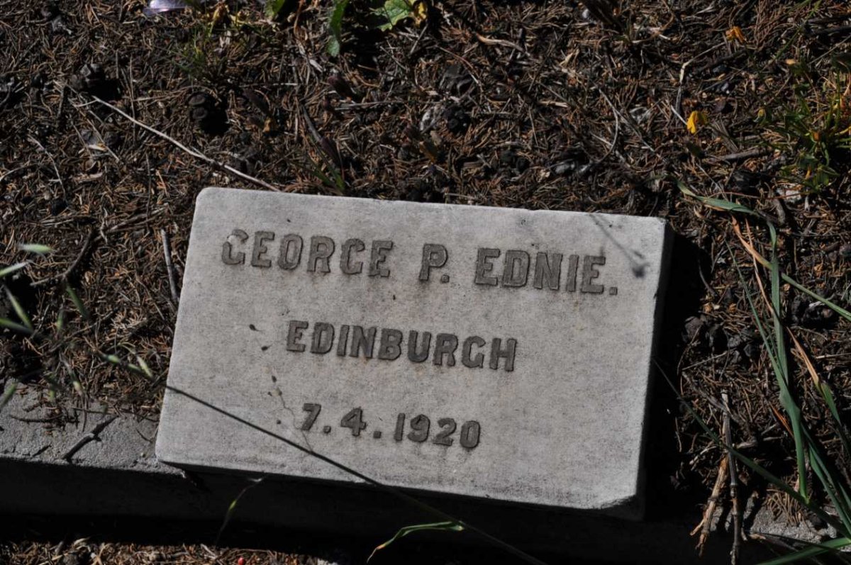 EDNIE George P. -1920