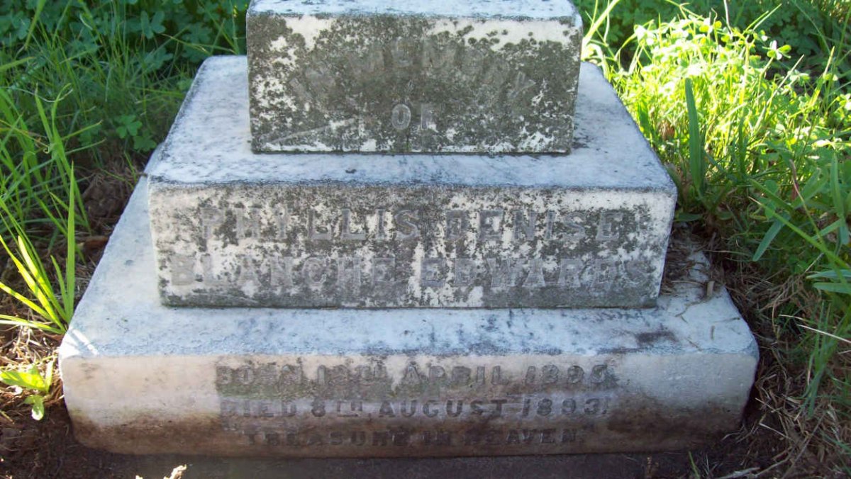 EDWARDS Phyliss Denise Blanche 1893-1893