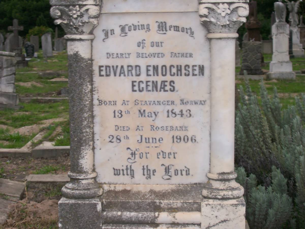 EGENAES Edvard Enochsen 1843-1906