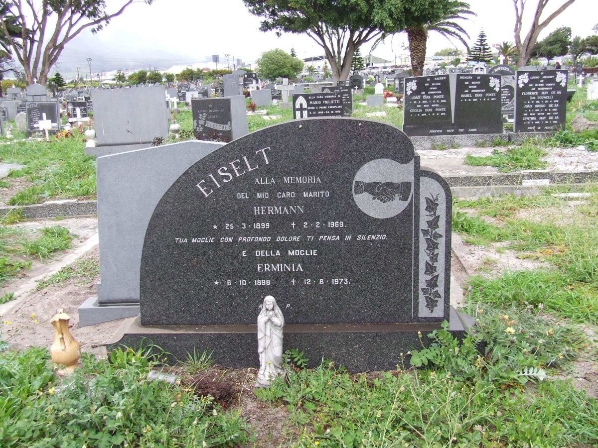 EISELT Hermann 1899-1969 &amp; Erminia 1898-1973