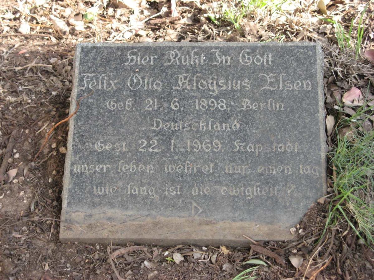 ELSEN Felix Otto Aloysius 1898-1969