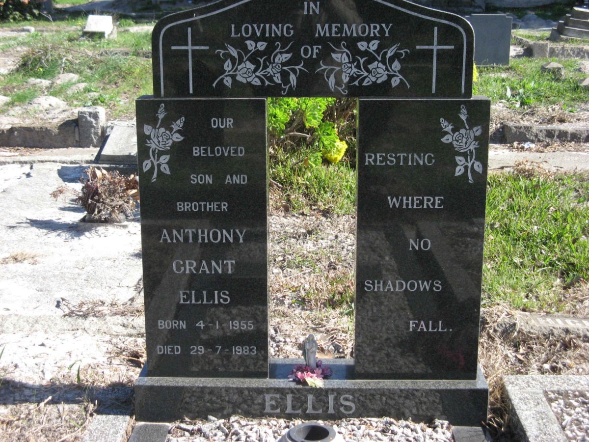 ELLIS Anthony Grant 1955-1983