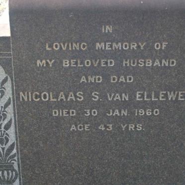 ELLEWEE Nicolaas S., van -1960