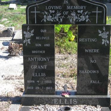 ELLIS Anthony Grant 1955-1983