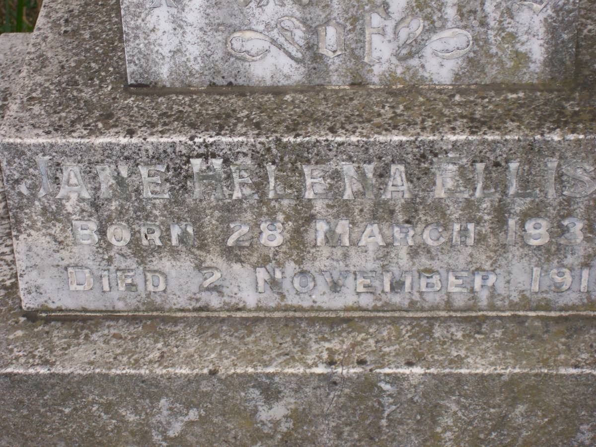 ELLIS Jane Helena 183?-191?