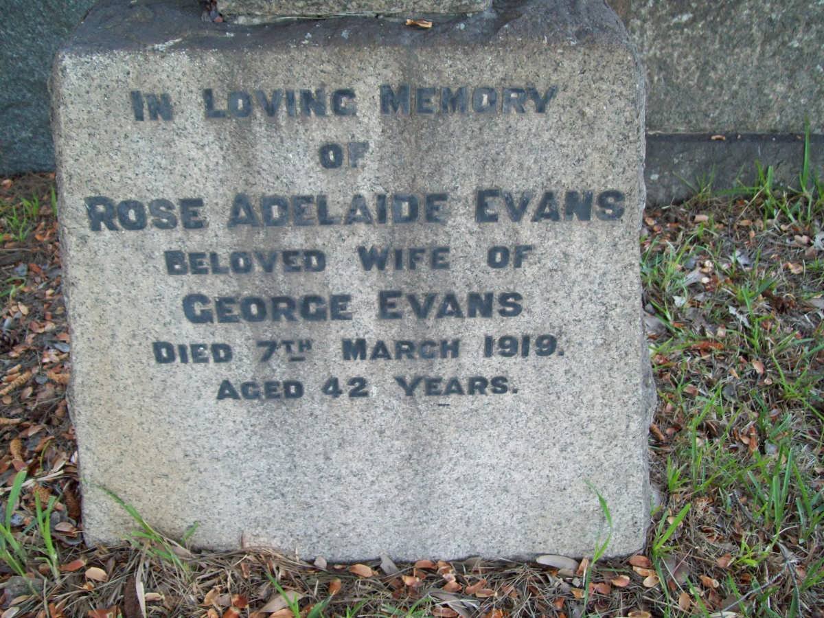 EVANS Rose Adelaide -1919