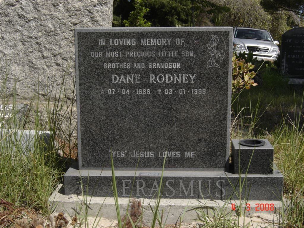 ERASMUS Dane Rodney 1898-1998
