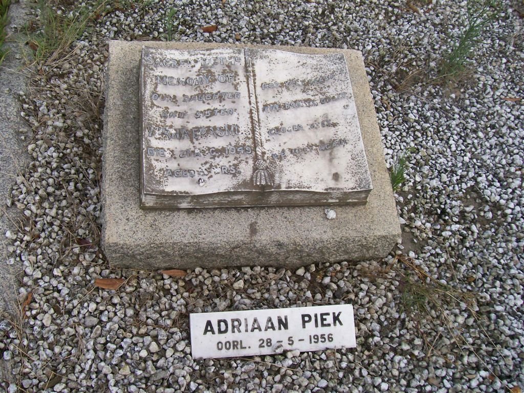 ERASMUS Verna -1949 :: PIEK Adriaan -1956
