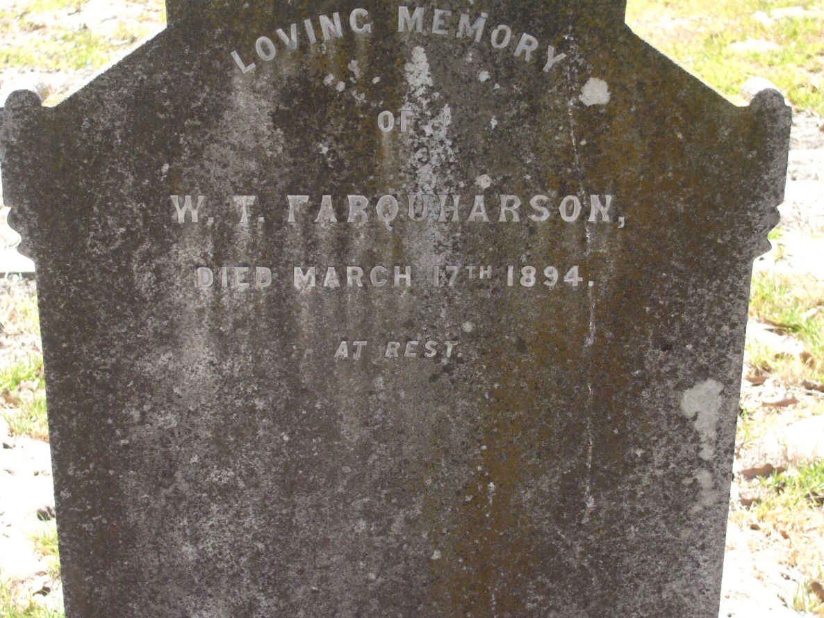 FARQUHARSON W.T. -1894