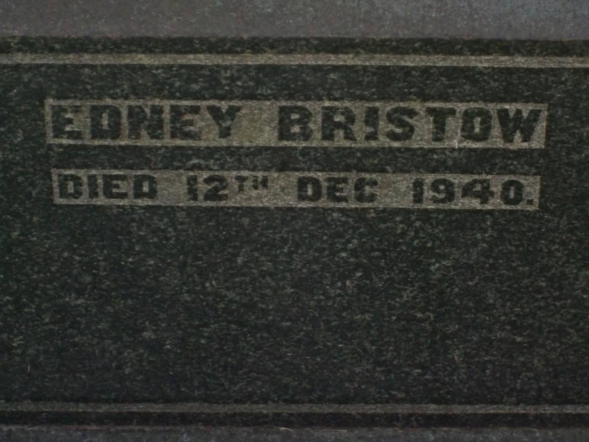 BRISTOW Edney -1940