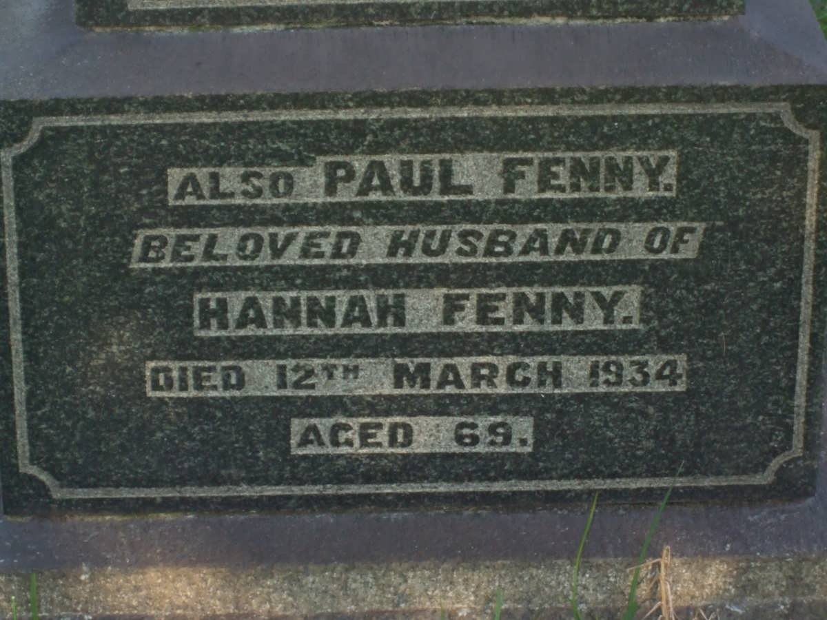 FENNY Paul -1934