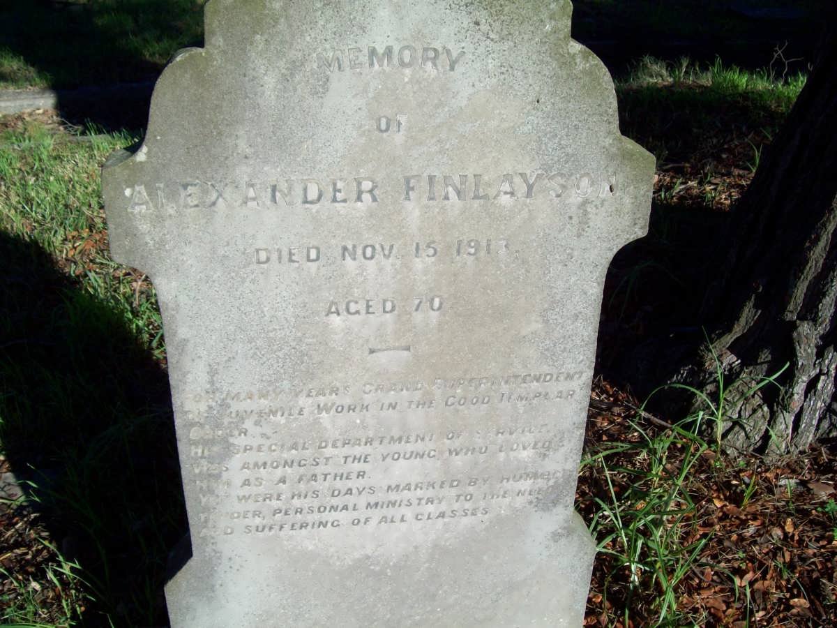 FINLAY Alexander -1913