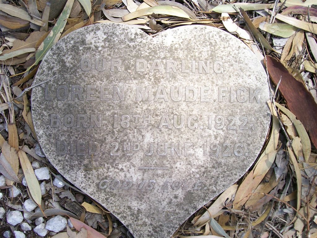 FICK Doreen Maude 1922-1926