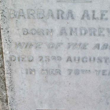 FILLEUL Barbara Aletta nee ANDREWS -1937