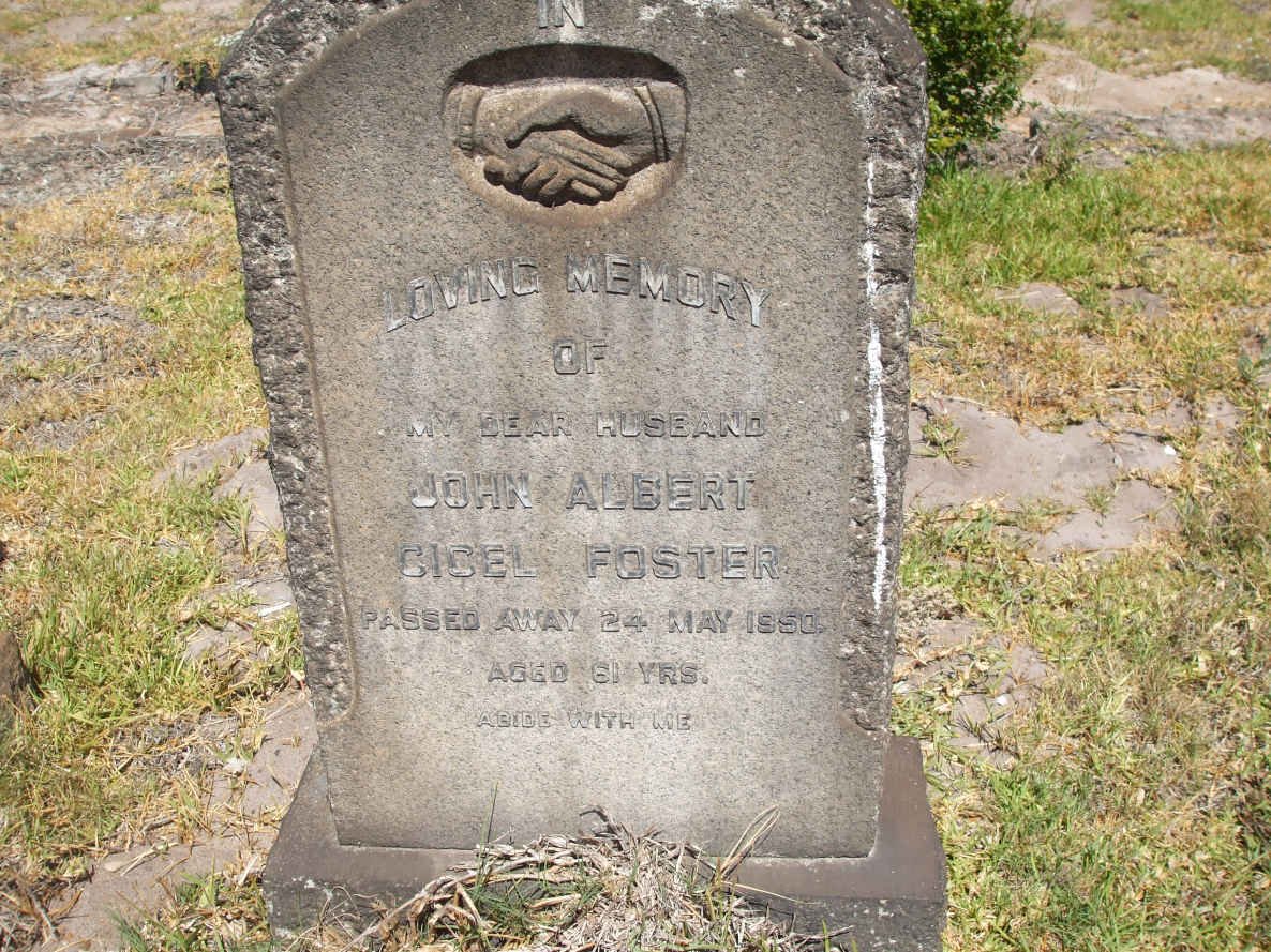 FOSTER John Albert Cicel -1950