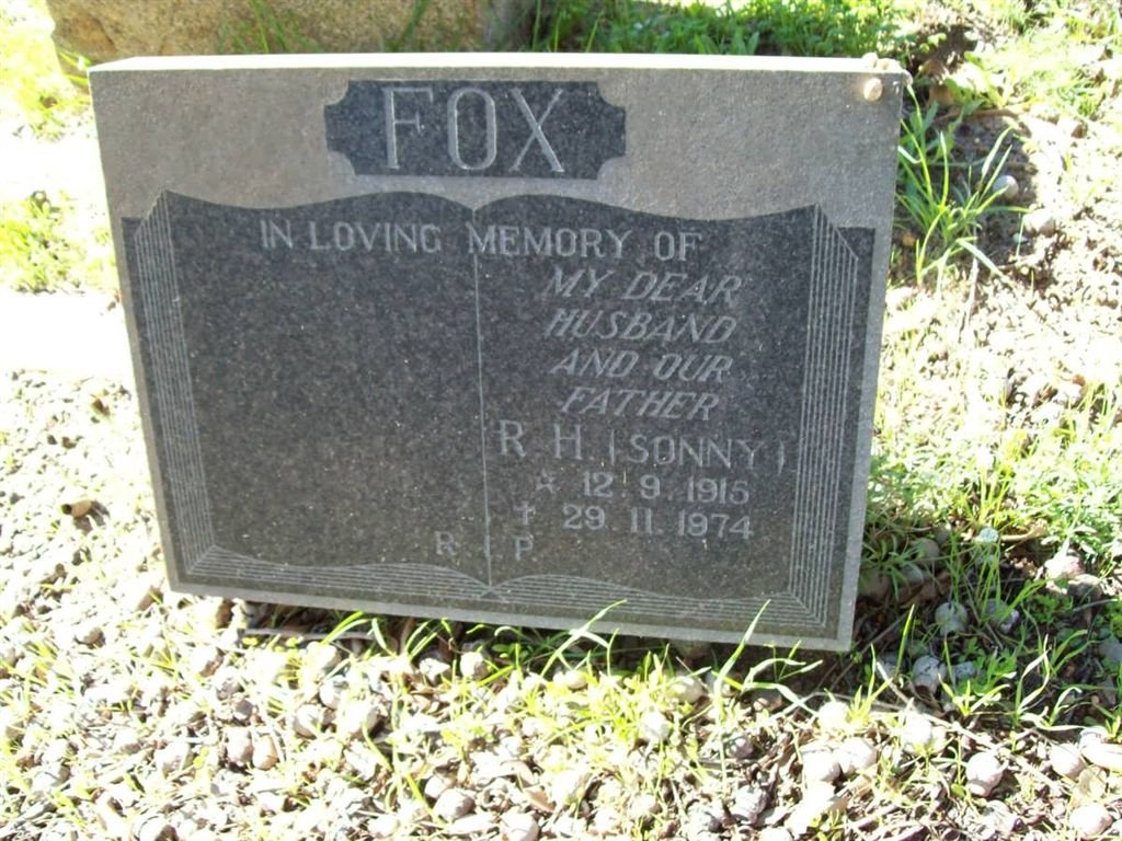 FOX R.H. 1915-1974