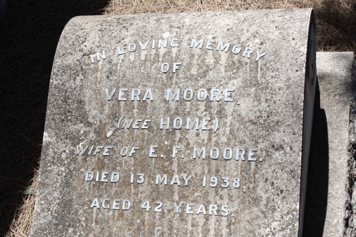 MOORE Vera nee HOME -1938