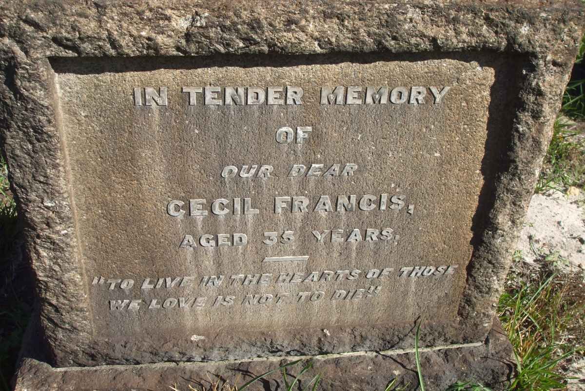 FRANCIS Cecil