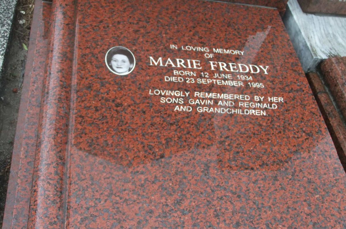 FREDDY Marie 1934-1995