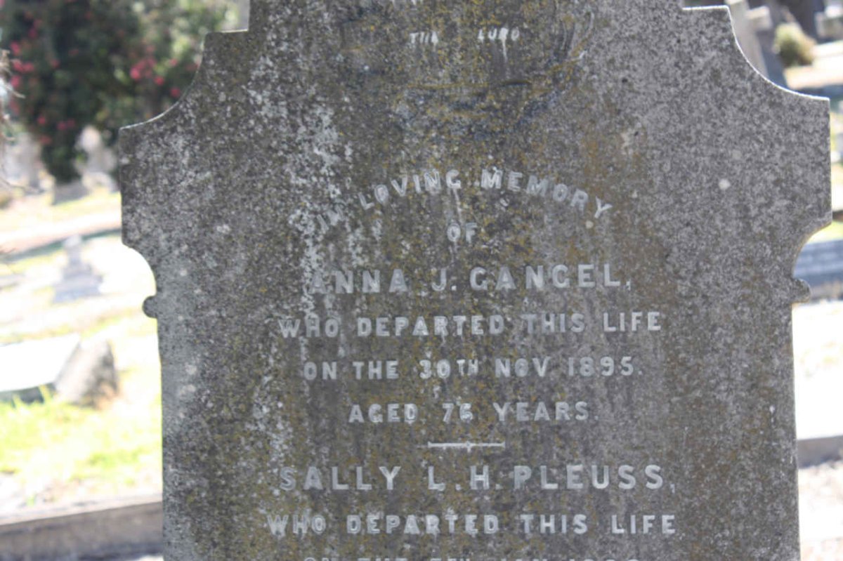 GANGEL Anna J. -1895