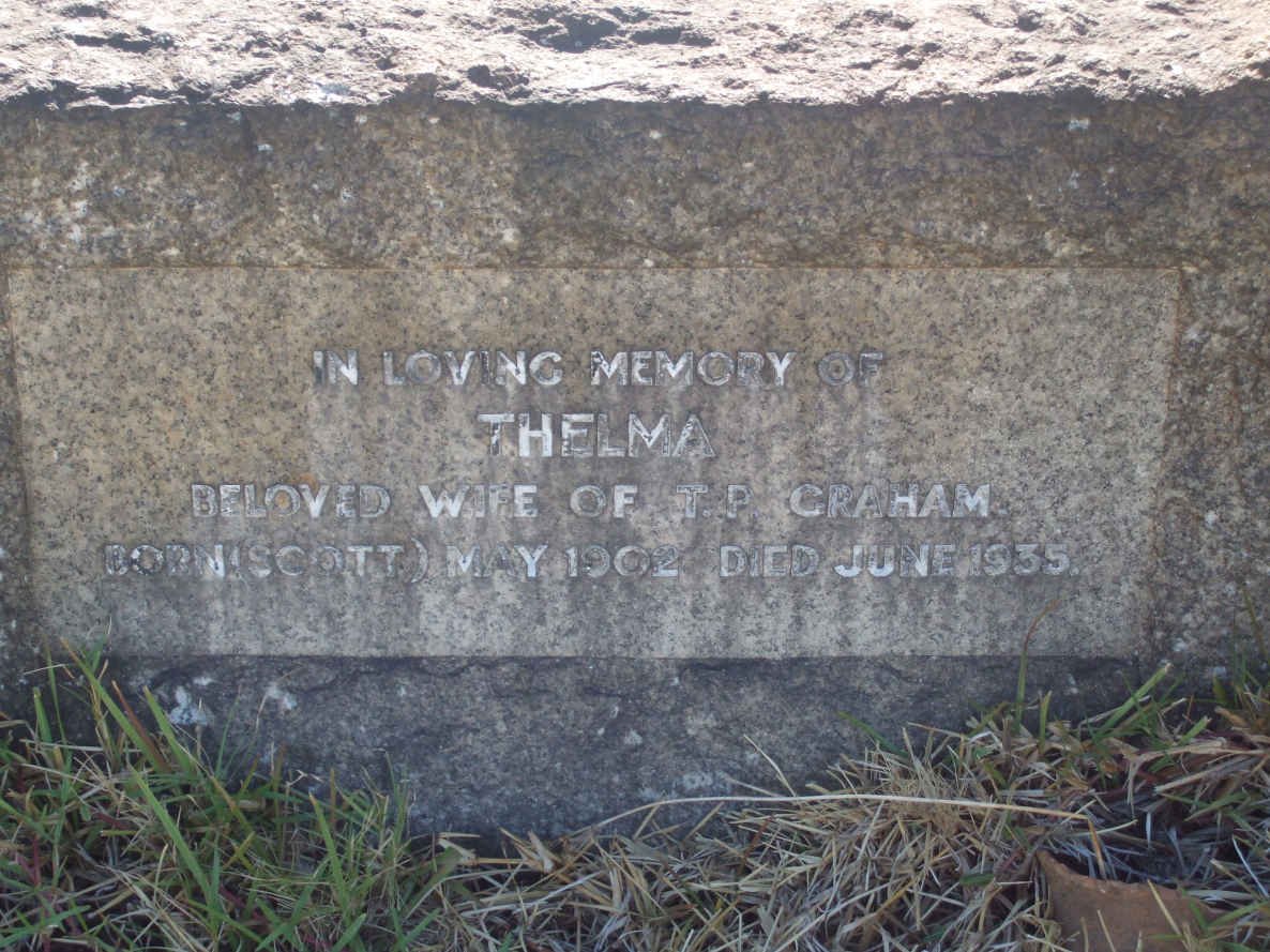 GRAHAM Thelma nee SCOTT 1902-1935