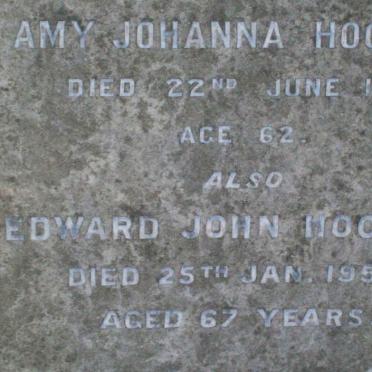 HOCKEY Edward John -1952 :: HOCKEY Amy Johanna -1946