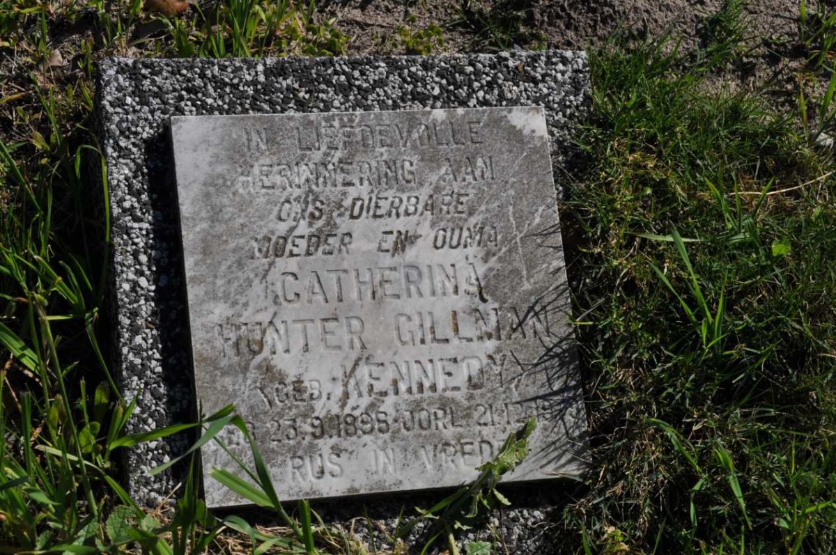 GILLMAN Catherina Hunter nee KENNEDY 1898-1979