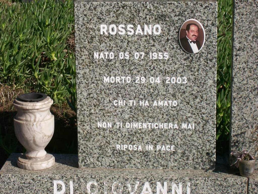 GIOVANNI Rossano, di 1955-2003