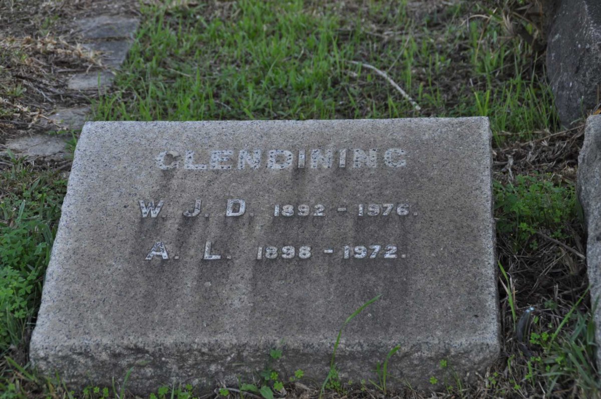 GLENDINING W.J.D. 1892-1976 &amp; A.L. 1898-1972