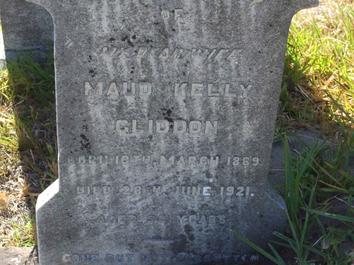 GLIDON Maud Kelly 1889-1921
