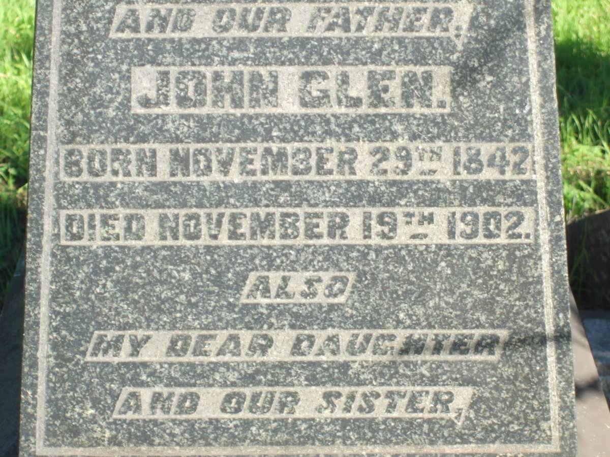 GLEN John 1842-1902