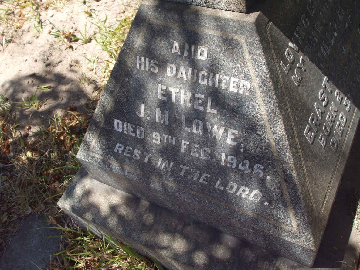 LOWE Ethel J.M. -1946