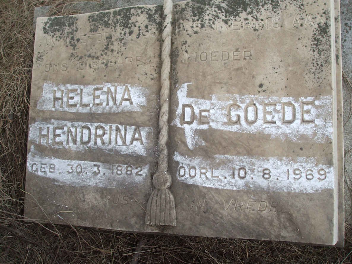 GOEDE Helena Hendrina, de 1882-1969