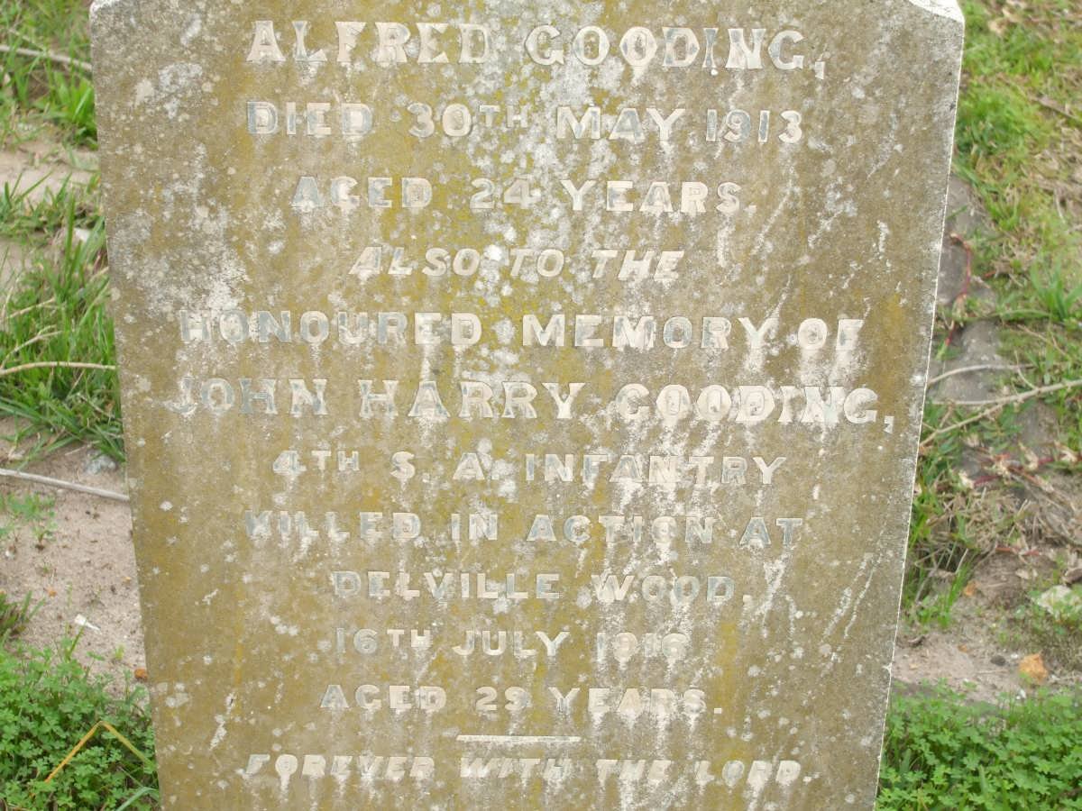 GOODING Alfred -1913 :: GOODING John Henry -1916