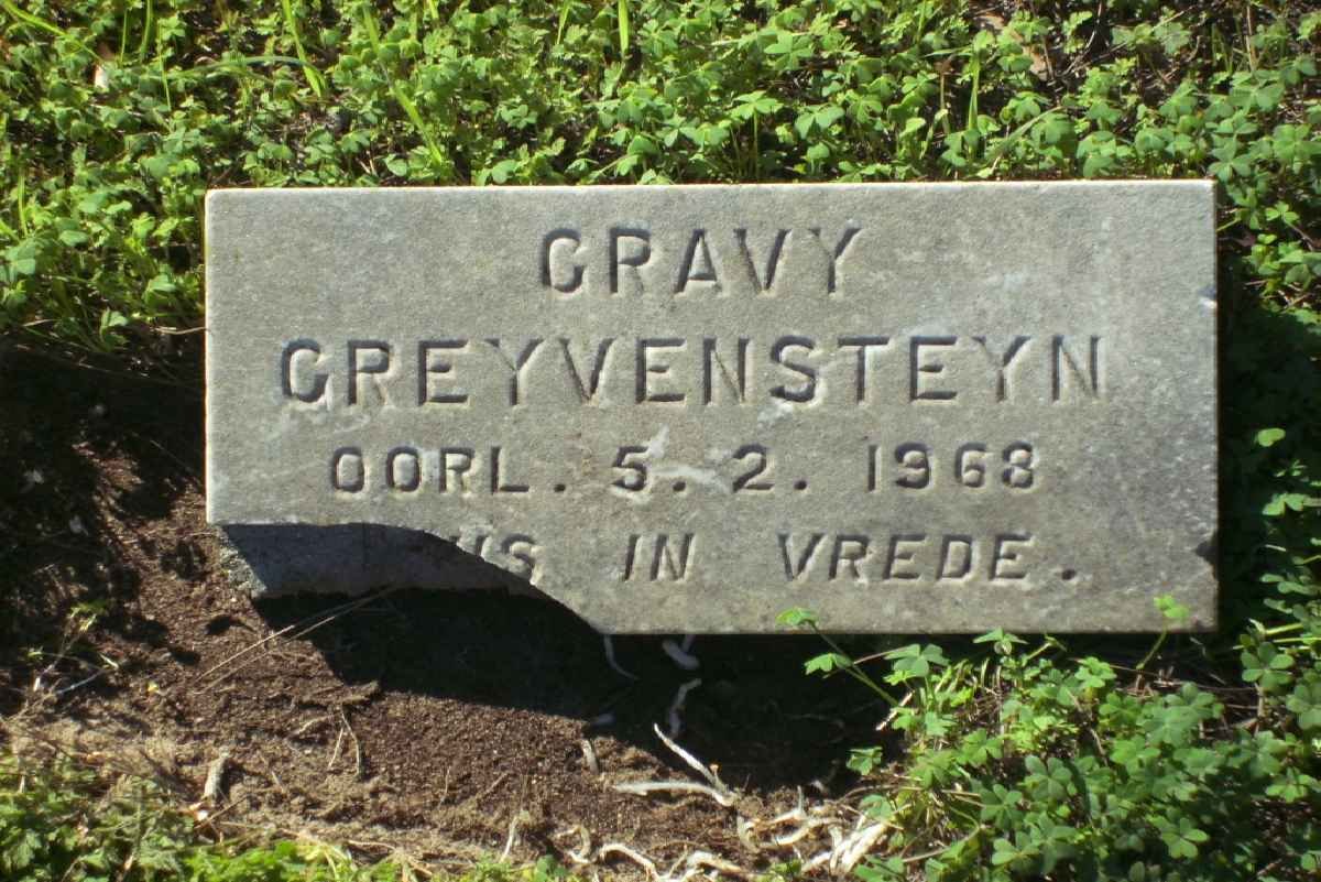 GREYVENSTEIN Gravy -1968