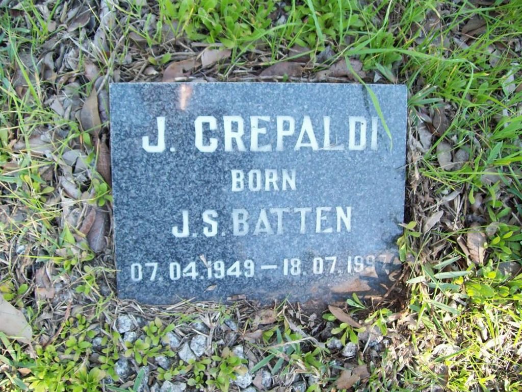 GREPALDI J. nee BATTEN 1949-1997