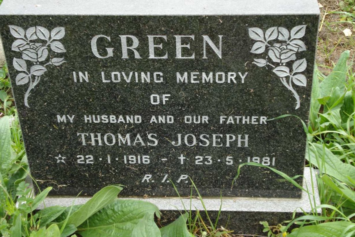 GREEN Thomas Joseph 1916-1981