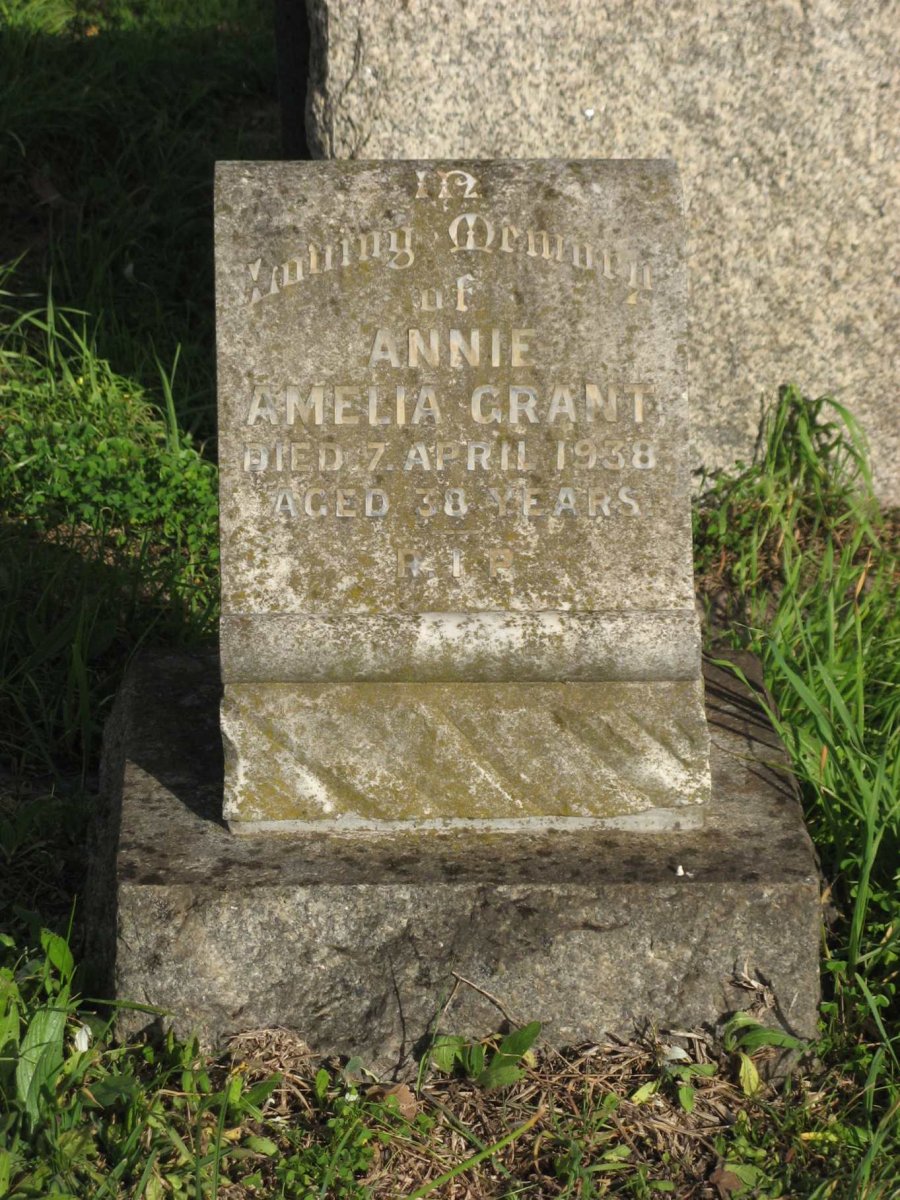 GRANT Annie Amelia -1938