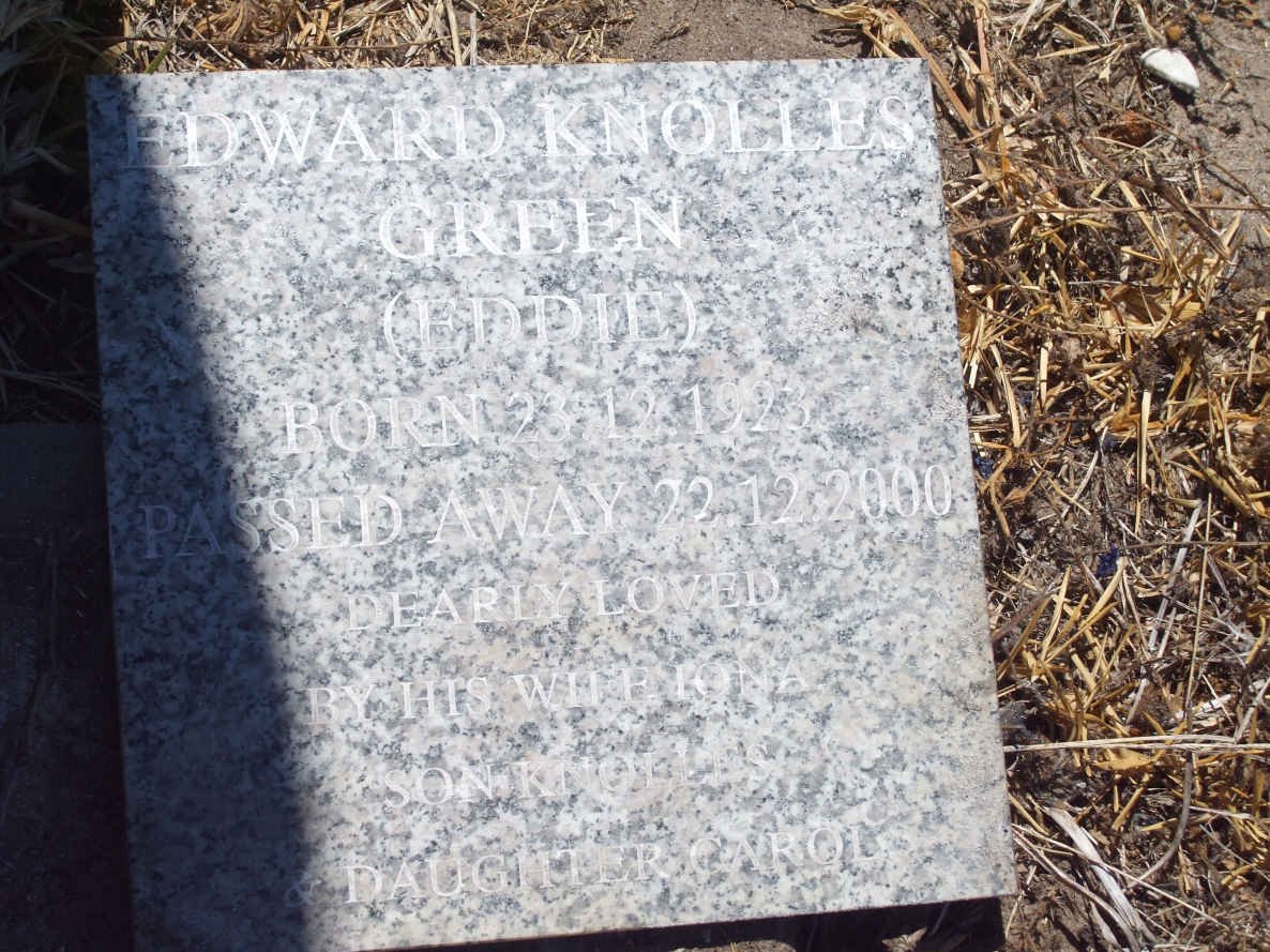 GREEN Edward Knolles 1923-2000
